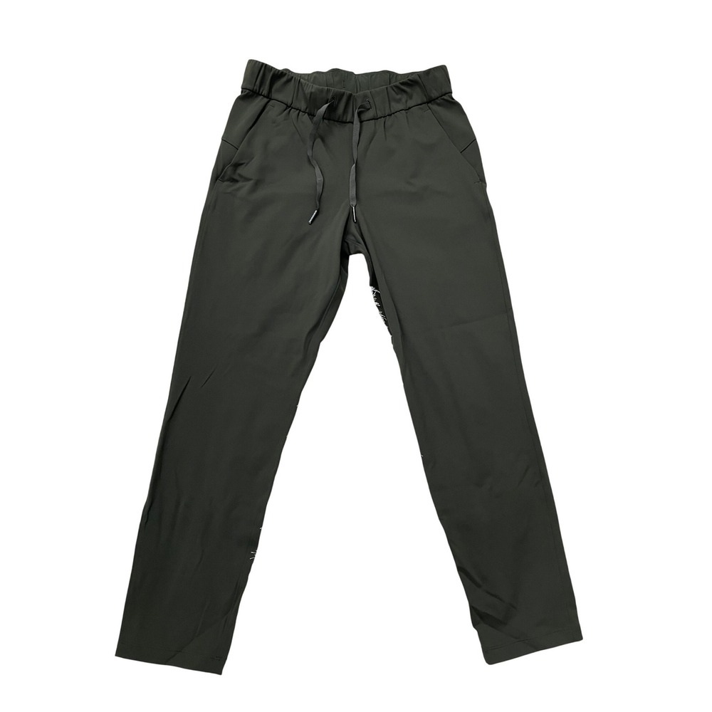 Lululemon On The Fly Pants Dark Olive Green Luxtreme Drawstring